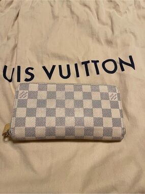 Louis Vuitton Damier Azur Zip Around Wallet